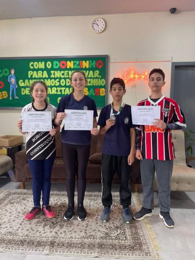 ✔Alunos da EMEF Heitor Villa-Lobos participam da 3ª Olimpíada de Português e conquistam destaque